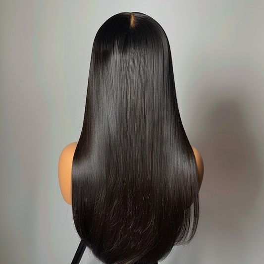 Straight wig